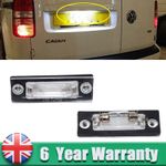 2PCS REAR NUMBER PLATE LIGHT LAMP LH&RH FOR VW PASSAT T5 JETTA CADDY 3B5943021E