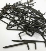 100 × L Shape Drive In Nails Hook Wood Wall Upholstery Carpet Hanging Nail L40mm