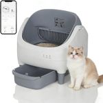 10.5L Self Cleaning Cat Litter Tray Automatic Cat Litter Box with APP Control