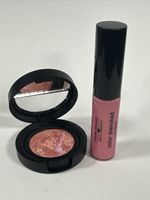 LAURA GELLER Blush-N-Brighten Travel Size 1.2g Tropic Hues & Piazza Pink Gloss