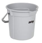 Jantex Grey Graduated Bucket with Pouring Lip 14ltr