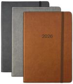 2026 Diary A5 / A4 Day A Page Soft Leather Feel Premium Quality Journal Office