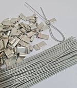 25x FLAG ELECTRIC METER FUSE SECURITY SEALS & WIRES UK COMCOP/MOCOPA APPROVED