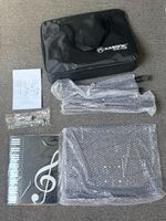 Kasonic 2-in-1 Foldable Music Stand with Sheet Music Folder and Carrying Bag