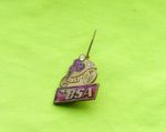 BSA Isle of Man TT Motorcycle bike 7 enamel badge pin lapel
