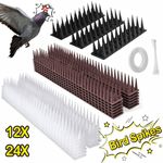 Wall & Fence Spikes Huge 10m Coverage with 1300 Spikes for Cats Pigeon Deterrent