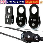 4 / 8 / 10 Ton Tonne Snatch Block Winch Pulley Off Road 4x4 Recovery Heavy Duty