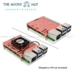 Passive Cooling Copper Heatsink for Raspberry Pi 5 optional Active Cooler Fan