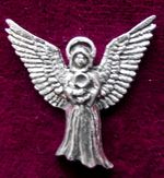 Quality  Angel Pewter Pin Brooch