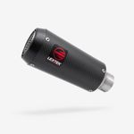 Lextek Carbon Fibre CP9C Exhaust Silencer 180mm 51mm Easy to Replace Slip-on