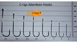 (+FREE GIFT) C-rigs Aberdeen Sea Fishing Hooks(6 to 4/0)-black nickel