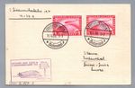 Graf Zeppelin Slip 2. South America trip 1931-multiple franking to Switzerland