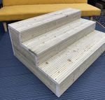 “80cm Wide “ - 3 tier Wooden Decking Hot Tub / Spa / Garden / Patio Steps