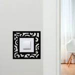 Light Switch Surround Abstract Geometric Design 7 Decorative Switch Cover Frame