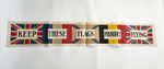 WWI WORLD WAR ONE ORIGINAL RECRUITING POSTER - KEEP THESE FLAGS PROUDLY FLYING