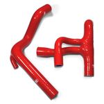 RED Samco Silicon Rad Hoses fit Cagiva Mito All Years