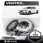 Clutch + Flywheel for Renault Clio Megane Scenic 1.5 DCi 2005-2023 DMF - SMF kit