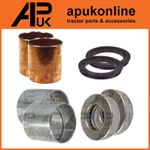 2x Kingpin Spindle Stub Axle Bush Kit for Ford 3910 4000 4100 4110 4110 Tractor