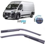 WIND RAIN SUN DEFLECTORS for FIAT DUCATO 2006-2022 VISOR SET 2pcs