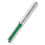 Trend CraftPro Straight Two Flute Router Cutter Bit, 1/4 Inch Shank, 6.3mm Cut D