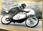 JAN  DE VRIES      -   MOTORCYCLE RACER   -  PHOTO -  1970