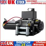 Electric Winch  Twin Wireless Remote Synthetic Rope & wire remote 1361KG/3000LBS