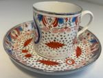 Antique C1800/10 Thomas Wolfe Duo Coffee Can & Saucer