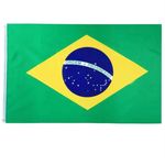 Brazil Flag with Eyelets 90 x 150cm Buy 2 Get 1 Free Free UK Postage