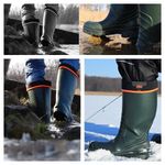 Mens Thermal Hunting Boots -35?C Lightweight EVA Waterproof Winter Wellies