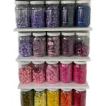 Balloon Storage Jars Plastic 2117ml your choice of lid colour style and quantity