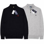 Men's Ralph Lauren Long sleeve half 1/4 zip Pullover jumper Sweater