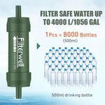 Purifier Mini Water Filter Straw Mini Drinking Water Filtering Straw Outdoor