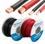 Hi-Flex 10mm² to 70mm² Battery Starter Welding Cable Car Power Red Black Wire