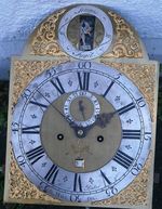 AUTOMATION HEN BAKER MALING 8DAY  LONGCASE CLOCK DIAL+move  C1740 12X16+1/4 INCH