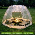 180*180/360*360CM Transparent Bubble Tent 360-Degree Panoramic Spherical Tent Hi