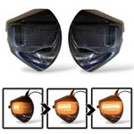 Dynamic LED Mirror Indicators Smoked for Ford Transit Custom 2012-2023