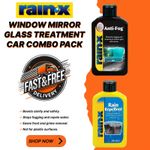 Rain-X Anti-Fog & Rain Repellent Window Mirror Glass Treatment Car Combo Pack*