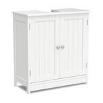 White Bathroom Under Sink Cabinet Basin Storage Cupboard Furniture Vanity Unit