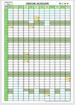 2027 YEAR WALL CALENDAR - A1 VERTICAL PLANNER - PERSONALISED 