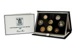 1986 ROYAL MINT UNITED KINGDOM PROOF COIN COLLECTION - BLUE WITH COA
