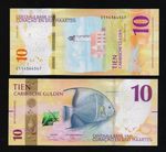 CURACAO & SINT MAARTEN: B101a P#W1 10 Gulden 31.03.2025 Uncirculated Banknote.