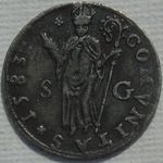 1583 Paris Saint Germain Silver Coin or Token 21mm 2.64g Dark Fine, Unpublished?