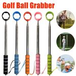 Golf Ball Retriever, Anti-Skidding Grabber Telescopic Golf Ball Retriever Tool