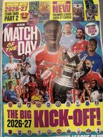 Match of the Day magazine 13th August 2026 The Big Kick-Off: + PL 2026 cards
