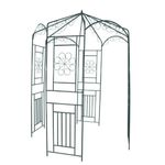 Rose Arch 250cm Metal Garden Arbour Plant Climbing Support Pergola vidaXL