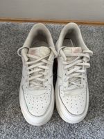Nike Air Force 1 GS White Pink Glaze Trainers UK 3 Girls Leather