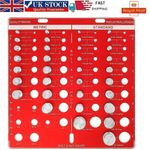 34 Standard and Metric Nut and Bolt Thread Checker Bolt and Nut Identifier Gauge