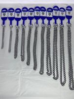 ANCOL DOG CHOKE CHAIN CHECK CHAIN FINE TO X HEAVY METAL SILVER STEEL 40CM - 80CM