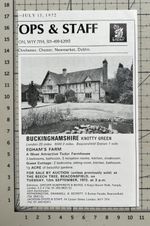 Egham's Farm - Knotty Green - Buckinghamshire For Sale - 1972 Cutting 448