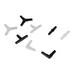 AQUARIUM FISH TANK AIR LINE HOSE TUBE CONNECTORS SPLITTER ELBOW TEE Y STRAIGHT